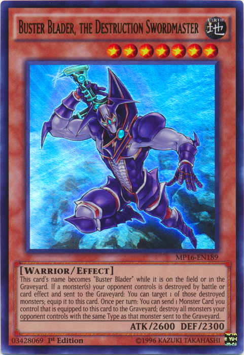 yugioh mp16 card list Amazon.com: Secret Rare Buster Blader The Dragon Destroyer Swordsman 1st Edition MP16-EN210 by Yu Gi Oh! : Toys & Games if a Melodious monster you control battles an opponents monster YuGiOh 2016 Mega-Tin Mega Pack
