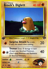 Brock's Diglett - 67/132 - Common - 1st Edition