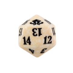 Magic Spindown Die - Eldritch Moon - White