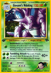 Giovanni's Nidoking - 7/132 - Holo Rare - 1st Edition