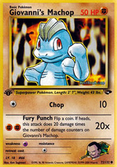 Giovanni's Machop - 72/132 - Common - 1st Edition