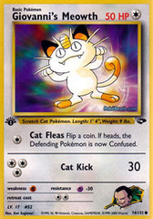 Giovanni's Meowth - 74/132 - Common - 1st Edition