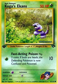 Kogas Ekans - 77/132 - Common - 1st Edition