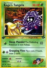 Kogas Tangela - 81/132 - Common - 1st Edition