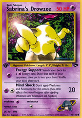 Sabrinas Drowzee - 95/132 - Common - 1st Edition