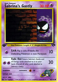 Sabrinas Gastly - 96/132 - Common - 1st Edition