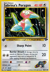 Sabrinas Porygon - 98/132 - Common - 1st Edition