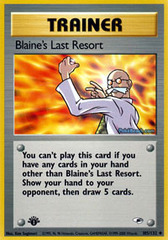 Blaine's Last Resort - 105/132 - Uncommon - 1st Edition