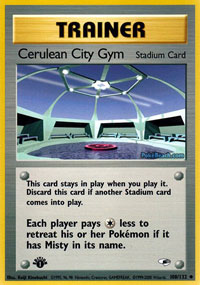 Cerulean City Gym - 108/132 - Uncommon - 1st Edition