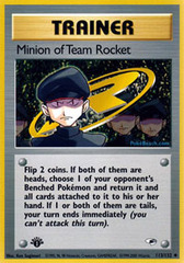 Minion of Team Rocket - 113/132 Uncommon - 1st Edition