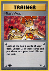 Misty's Wrath - 114/132 Uncommon - 1st Edition