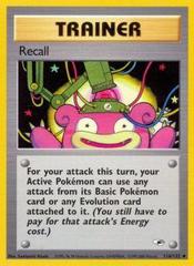 Recall - 116/132 - Uncommon - 1st Edition