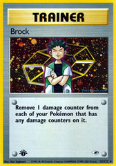 Brock - 15/132 - Holo Rare - 1st Edition