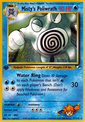 Misty's Poliwrath - 31/132 - Rare - 1st Edition