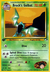 Brock's Golbat - 39/132 - Uncommon - 1st Edition