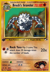 Brocks Graveler - 40/132 - Uncommon - 1st Edition