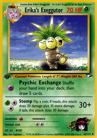 Erikas Exeggutor - 44/132 - Uncommon - 1st Edition