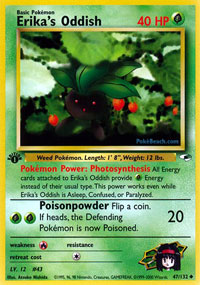 Erikas Oddish - 47/132 - Uncommon - 1st Edition