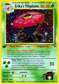 Erikas Vileplume - 5/132 - Holo Rare - 1st Edition