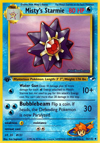 Mistys Starmie - 56/132 - Uncommon - 1st Edition