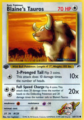 Blaine's Tauros - 64/132 - Common - 1st Edition