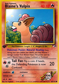 Blaines Vulpix - 65/132 - Common - 1st Edition