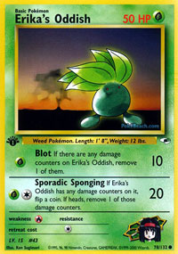 Erikas Oddish - 78/132 - Common - 1st Edition