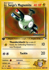 Lt. Surge's Magnemite - 80/132 Common - 1st Edition