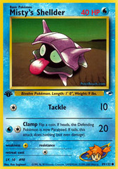 Misty's Shellder - 89/132 Common - 1st Edition