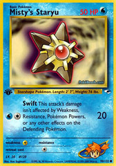 Misty's Staryu - 90/132 Common - 1st Edition