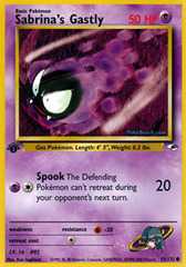 Sabrina's Gastly - 93/132 - Common - 1st Edition