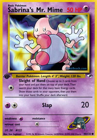 Sabrinas Mr. Mime - 94/132 - Common - 1st Edition