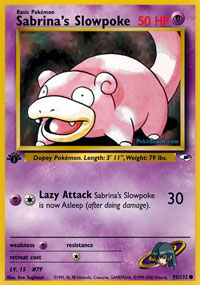 Sabrinas Slowpoke - 95/132 - Common - 1st Edition