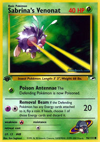 Sabrinas Venonat - 96/132 Common - 1st Edition