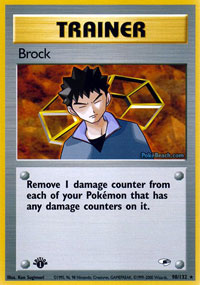 Brock - 98/132 - Rare - 1st Edition