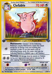 Clefable - 17/64 - Rare - 1st Edition