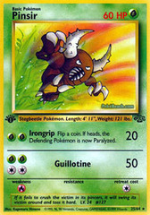 Pinsir - 25/64 - Rare - 1st Edition