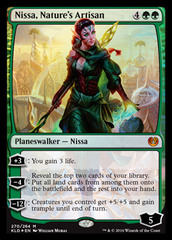 Nissa, Nature's Artisan - Planeswalker Deck Exclusive - Foil