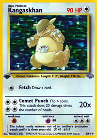 Kangaskhan - 5/64 - Holo Rare - 1st Edition