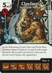 Clayface - Malleable Menace (Die & Card Combo)