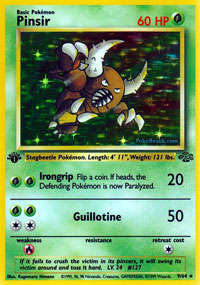 Pinsir 9/64 - Holo Rare - 1st Edition