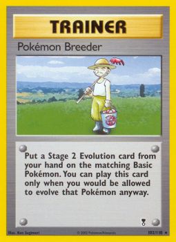 Pokemon Breeder - 102/110 - Rare