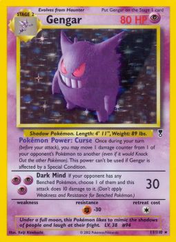 Gengar - 11/110 - Holo Rare