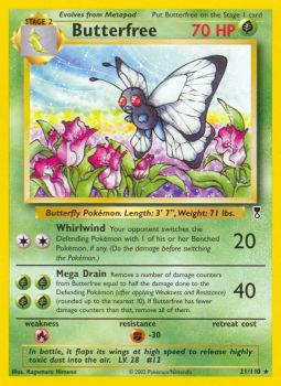 Butterfree - 21/110 - Rare