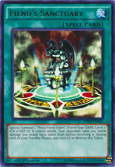 Fiends Sanctuary - DPRP-EN015 - Rare - 1st Edition