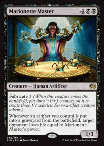 Marionette Master 1x FOIL KLD MTG Kaladesh Rare MINT black Marionette Master 1x FOIL KLD MTG Kaladesh Rare MINT black