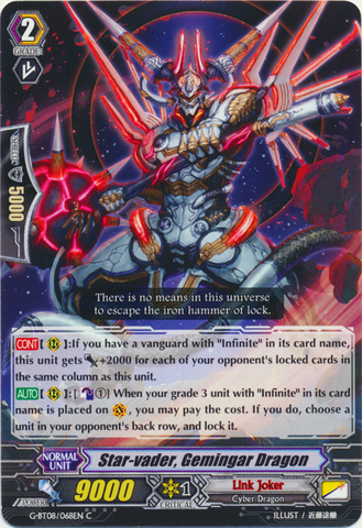Star-vader, Gemingar Dragon - G-BT08/068EN - C