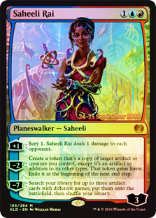 Saheeli Rai - Foil - Prerelease Promo