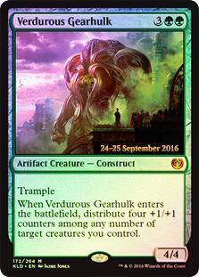 Verdurous Gearhulk - Foil - Prerelease Promo