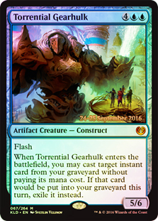 Torrential Gearhulk - Foil - Prerelease Promo